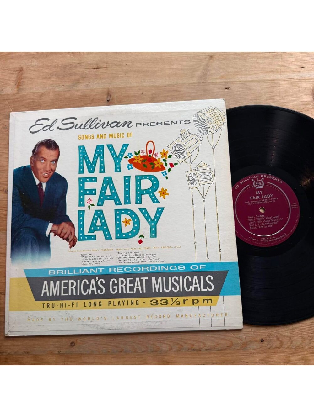 Ed Sullivan - Songs and Music of My Fair Lady 33rpm VG+ VR25